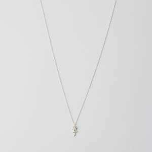 Flower Necklace - Silver