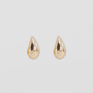 Gold Tear Drop Earrings - Small