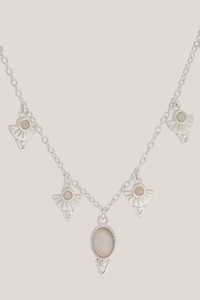 Furniture: Be The Light Droplet Necklace - Silver