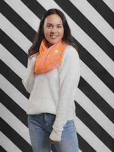 Hello Friday Scarf NEW - Orange Pop