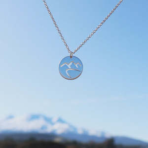 Mountains Necklace - Silver