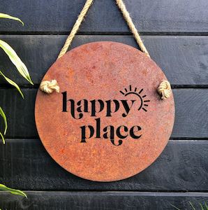 Happy Place - Corten Steel