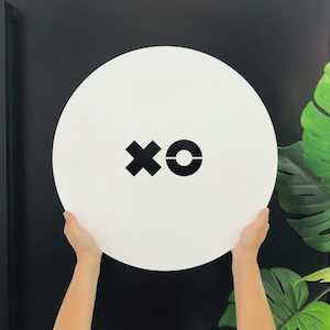 XO Circle - Steel Wall Art (SALE)