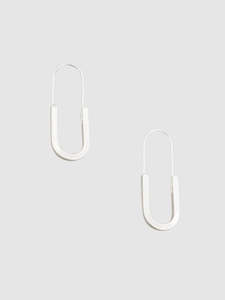 Furniture: Silver U-Turn Hoops