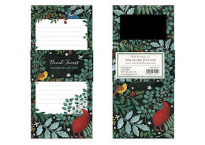 Tanya Wolfkamp Magnetic Notepad - Beech Forest