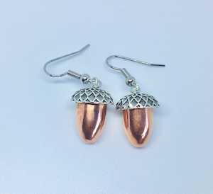 Furniture: Copperhead Acorn Earrings