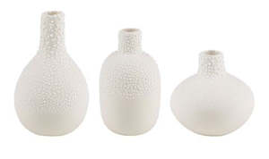 Pearl Mini Vases  - Set of 3