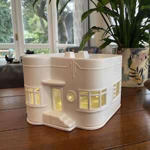 Furniture: Porcelain Tealight - Art Deco House