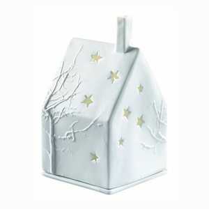 Furniture: Porcelain Tealight House - Branch Star