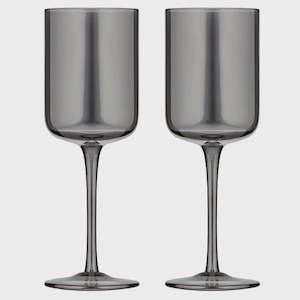 Verity Wine Glasses Smoke - Set Of 2