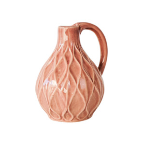 Furniture: Diamond Jug - Salmon