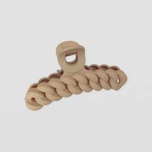 S + G Claw Clip - Chunky Coffee Chain