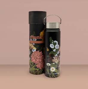 Chunky Cylinder Drink Bottle - Flower Power