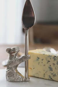 Standing Guard Mouse w/ Cheese Knife