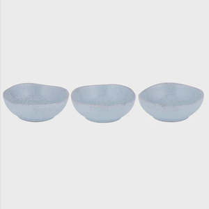 Furniture: Artisan Blue 3pce Mini Bowl Set