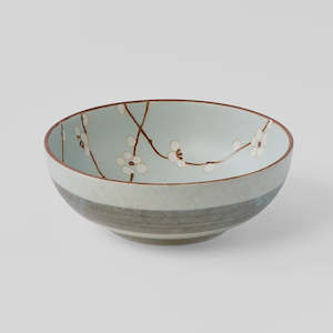 Furniture: Blue Blossom U Shape Bowl