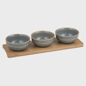 Furniture: Cameo Bowl & Tray Set