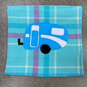 Blanket Cushion - Caravan