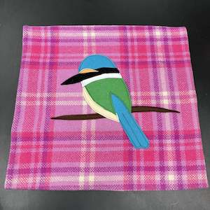 Blanket Cushion - Kingfisher