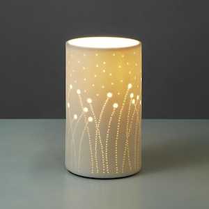 Porcelain Cut-Out Lamp - small