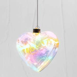 Hanging Pearl Heart