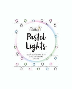 Pastel Lights - White Glowing Spheres