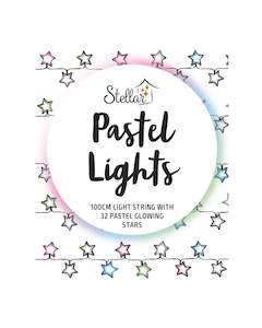 Pastel Lights - White Glowing Stars