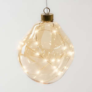 Furniture: Hanging Champagne Orb Light (SALE)