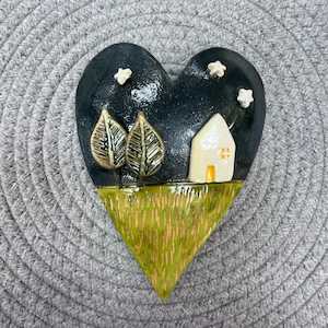 Day & Night Ceramic Hearts