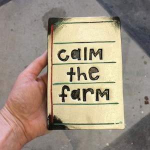 Furniture: Calm the Farm Ceramic Tile