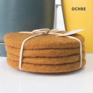 Sheeted Felt Coasters - set of 4