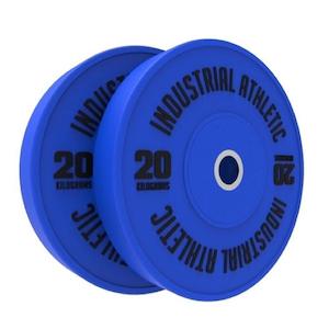 20kg HD Bumper Plates - Blue/Pair