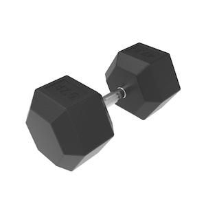 47.5kg HD Rubber Hex Dumbbell