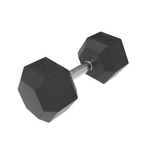 22.5kg HD Rubber Hex Dumbbell