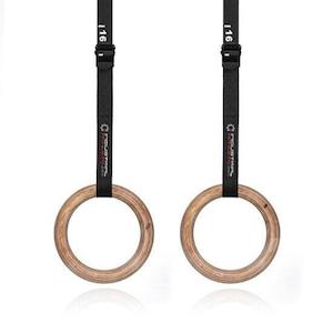 32mm Wooden Rings + Strap Set