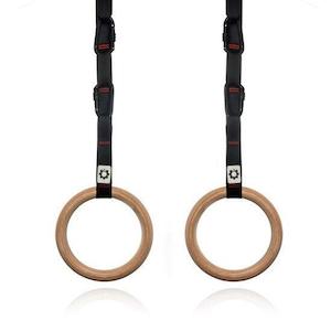 32mm Wooden Rings + Comp Straps