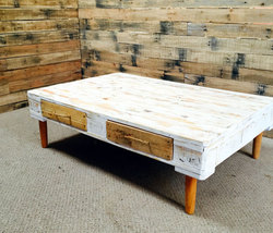 Shabby chic retro coffee table