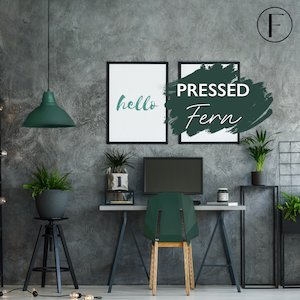 Rural post pick-up and delivery: Pressed Fern