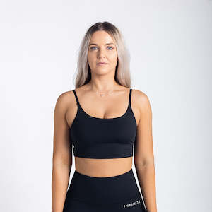 Aura Black Sports Bra