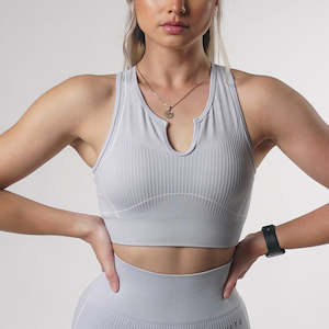 Clothing: Hybrid Seamless Baby Blue Sports Bra