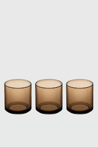 Tumbler 85mm - Amber SET OF 3