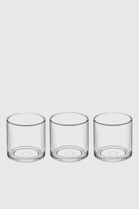 Clothing: Tumbler 85mm - Clear SET OF 3