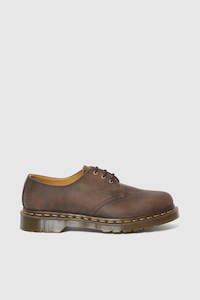 Clothing: 1461 3 Eye Leather Shoes - Dark Brown Crazy Horse