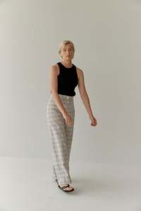 Clothing: Mali Pant Long - Gingham