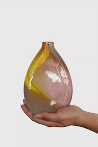 Clothing: Watercolour Bud Vase - Pink / Yellow