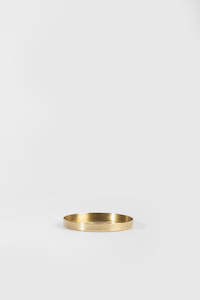 100mm Tray - Spun Brass