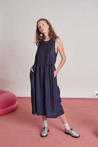 Harbour Dress - Navy