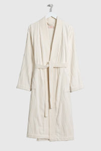 Clothing: Bath Robe - Ivory