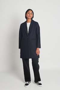 Clothing: Supernova Coat - Navy