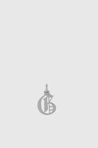 Clothing: Petite Capital Letter Charm - Sterling Silver